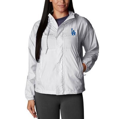 Antigua Women's Los Angeles Dodgers Gray Protect Jacket