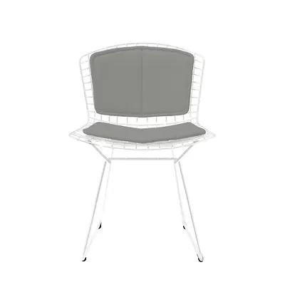 Knoll Bertoia Side Chair with Back Pad and Seat Cushion