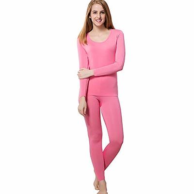 HEROBIKER Thermal Underwear Women Ultra-Soft Set Base Layer Top & Bottom  Long Jo