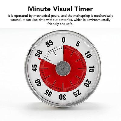 Yosoo Visual Timer 60 Minute Magnetic Countdown Timer, Mechanical