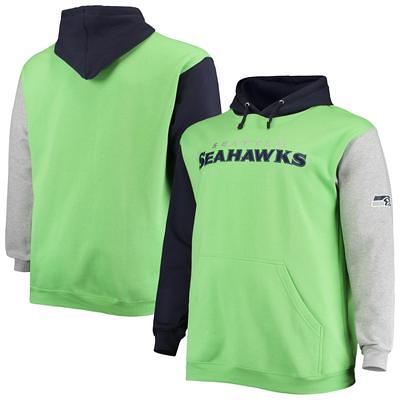 Men's NFL x Navy Seattle Seahawks Throwback Vintage Wash Pullover Hoodie