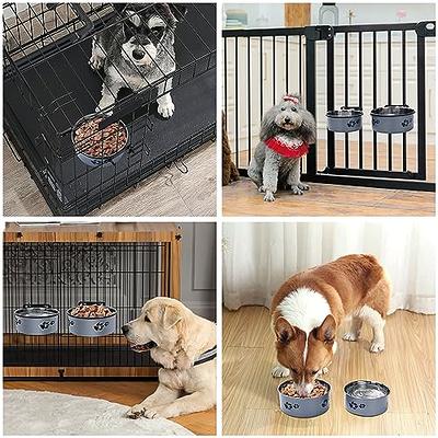 AsFrost Dog Food Bowls Stainless Steel Dog Bowls with No Spill Non-Skid  Silicone Mat, Dog