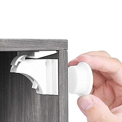 Jool Baby Magnetic Cabinet Locks with Adhesive (12 Locks + 2 Keys) 