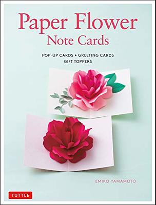 FreshCut Paper Set of 3 Flower Pop-Up Bouquet Greeting Cards