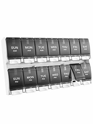 Easy Push Button (7-Day) AM/PM Pill Organizer