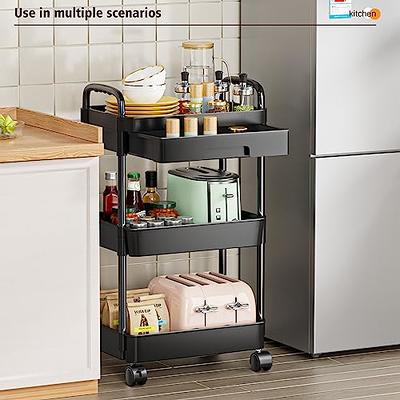 Plastic Organizer Wheels Kitchen Cabinets