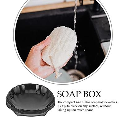 Leaf Shape Soap Holder Self Draining Soap Dish Holder With - Temu