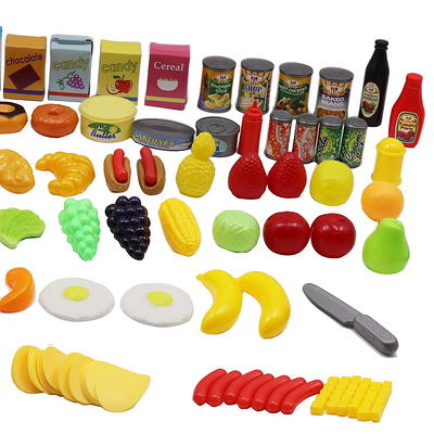 Dream Collection, Pretend Food Set with Carry Bag - Plastic Food Toys, Food  Collection of 120 Pieces - Vegetables, Fruits, Cereal, Desserts & Poultry -  Yahoo Shopping