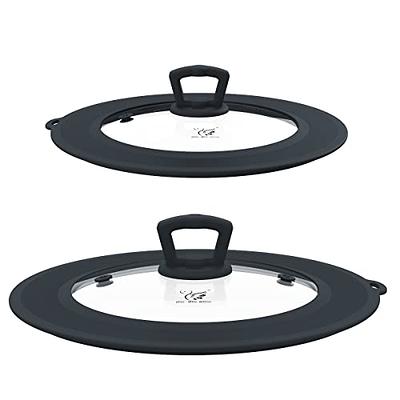 Universal Silicone Cookware Pots and Pans Lid 9.5 in. 10 in. 11 in.