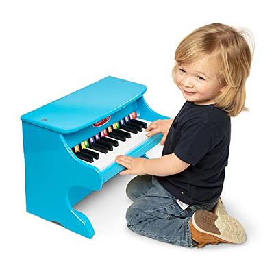 First Birthday Toddler Piano Toys for 1 Year Old Girls, Baby Musical  Keyboard 22 Keys Kids Age 1 2 3 Play Instrument with Microphone