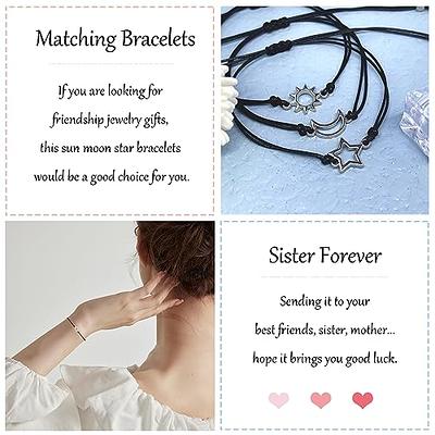 Sister Heart Bracelets for 5, Friendship Bracelet for 5, Sister Matchi –  Gift Shop 102