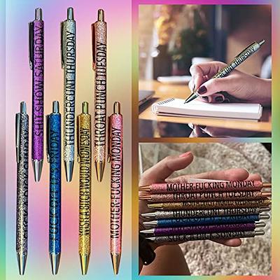 Motivational Badass Pen Set, Funny Pens Swear Word Daily Pen Set, Swear  Word Daily Ballpoint Pen Set, Cute Pens Office Supplies, Can Be as Gift