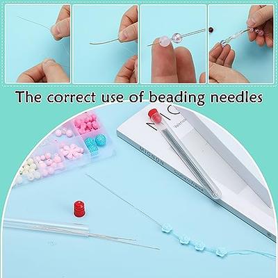 12Pcs Beading Needles Seed Bead Needles Big Eye DIY Beaded Needles