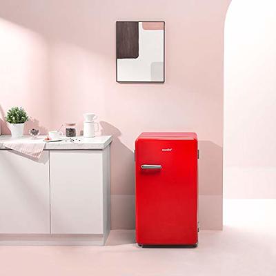 COMFEE' CRR33S3ARD Mini Fridge,3.3 Cubic Feet Solo Series Retro  Refrigerator, Small Fridge for Office/Bedroom/Dorm/Garage with Adjustable  Legs [Red] - Yahoo Shopping