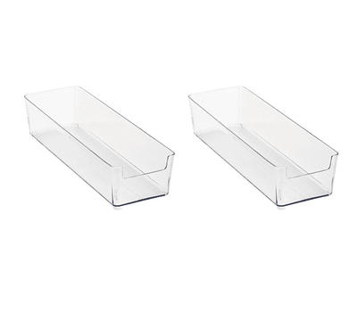 Simplify Long Rectangular Drawer Organizer, Clear