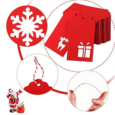 200PCS/Roll Christmas Gift Tag Stickers Self-adhesive Gifts Name Tags Xmas  Label