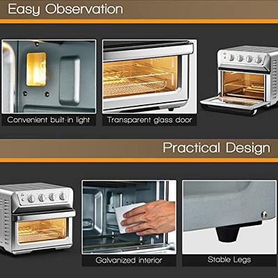 Fryer Oven, 10-in-1 Countertop Toaster Oven Air Fryer Combo, 10.5