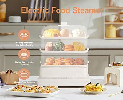 3-Tier Electric Food Steamer: Cook Multiple Dishes Simultaneously With  Timer & Digital Display!