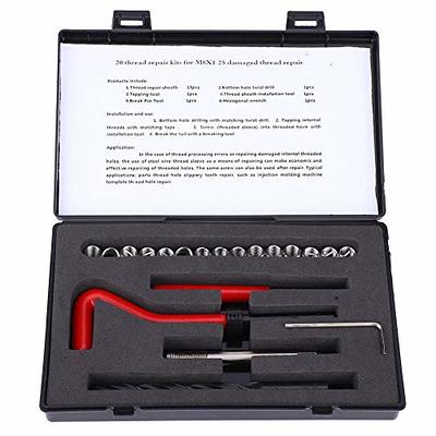 15Pcs Metric Thread Chaser Set Thread Cleaning Tool Restorer