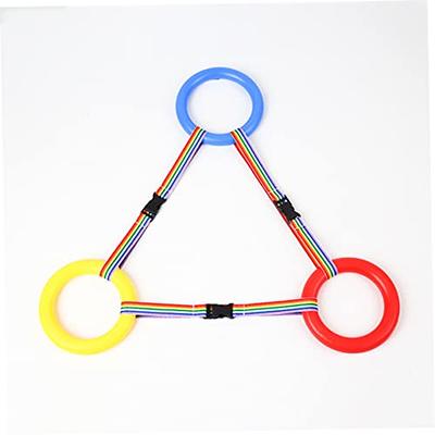 Safety Walking Rope with Colorful Handles for Up to 6 Children 10 Children and 12 Children-Perfect for Daycare Schools and Teachers.
