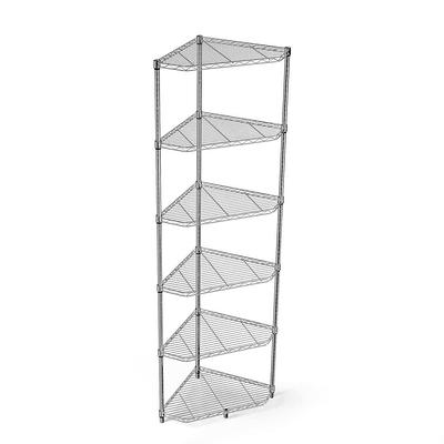 Metal 3-Tier Adjustable Shelf Box Organizer White - Brightroom™