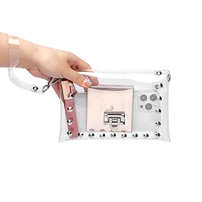  MOETYANG Clear Purse Stadium Approved for Women, Small Clear  Crossbody Bag Fashion, Cute See Through Clutch Mini Shoulder Bag : Sports &  Outdoors