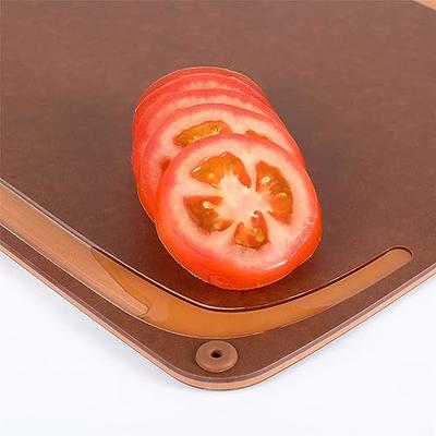 Plastic Cutting Boards for Kitchen Dishwasher Safe, Extra Large Cutting  Board for Meat with Juice Grooves, Easy Grip Handle, Non-Slip, with  Grinding Area 