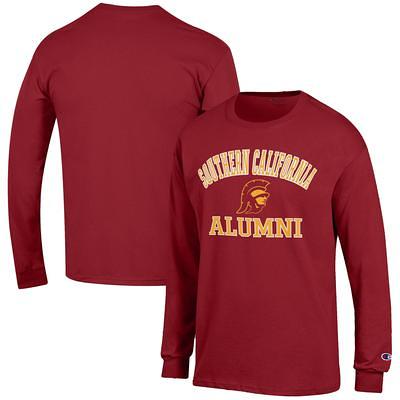 Men's Champion Gray Louisville Cardinals Alumni Logo Long Sleeve T-Shirt