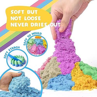 Play Sand for Kids, 4lbs Sand with 6 Colors, 10 Moldes Tools, Large Sand  Tray, Play Sand Sensory Toys for Kids Boys Girls Age 3-8 - Yahoo Shopping