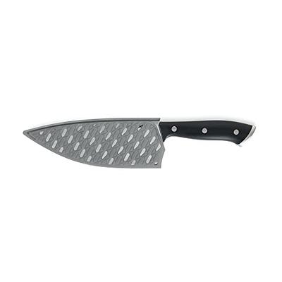 7 Rocking Chef Knife with Sheath - Black