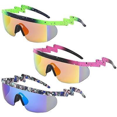 48 Pack Retro Party Sunglasses Bulk For 80s And 90s Birthday Favors (4 Neon  Colors) | SHEIN USA