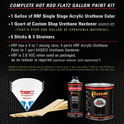 Restoration Shop - Dove Gray Acrylic Enamel Auto Paint - Complete Gallon  Paint Kit - Professional Single Stage High Gloss Automotive, Car, Truck