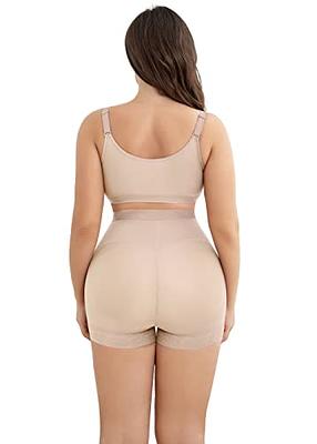 Buy KELLYLEE Shapewear Shorts Tummy Control Underwear Fajas Colombianas  Girdle for Women High Waisted Butt Lifting Panties, Beige, Large at