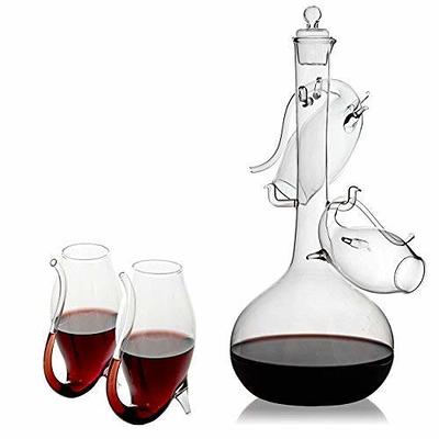 Devilish Stemware Sets : Wine Glass with a Straw