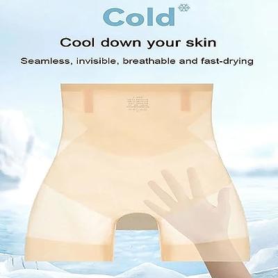 Sexy Tummy Control Hip Lifting Seamless Ice Silk Panties, High