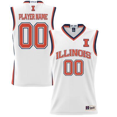 Men's Nike Navy Illinois Fighting Illini Football Custom Game Jersey