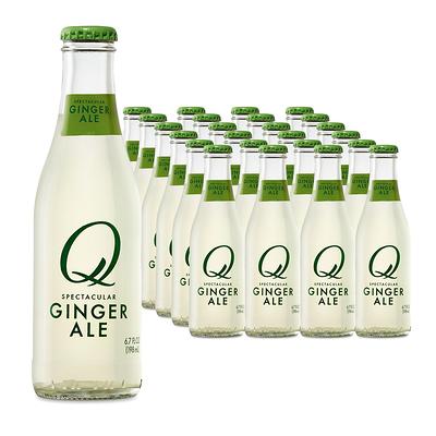 Q Mixers Premium Ginger Beer: Real Ingredients & Less Sweet , 6.7 Fl oz  each, 24 Bottles