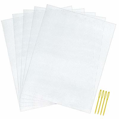 Pllieay 3 Pieces Big Size Mesh Plastic Canvas Sheets for Embroidery,  Acrylic Yarn Crafting, Knit and Crochet Projects, 6