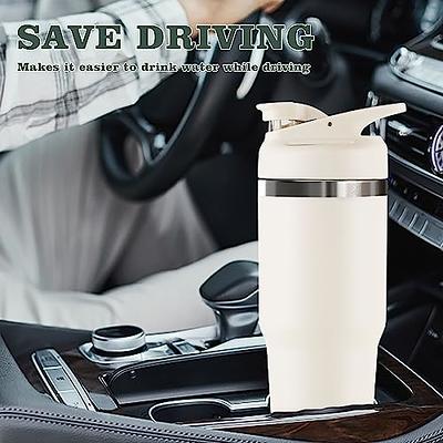30oz Tumbler with Handle and 2-in-1 Straw Lid, Stainless Steel Iced Coffee  Cup Car Tumbler, Double Vacuum Insulated Tumblers Water Bottle for Commute