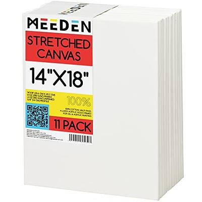 Artlicious Canvases for Painting - Pack of 24, 11 x 14 Inch Blank White  Canvas Boards - 100% Cotton Art Panels for Oil, Acrylic & Watercolor Paint  - Yahoo Shopping