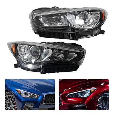 Hteedy LED DRL Projector Automobile Front Headlight For Infiniti
