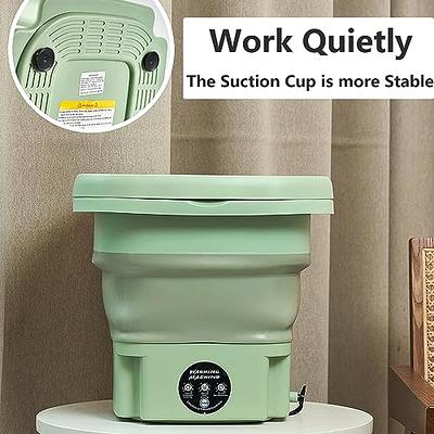 Portable Mini Washing Machine 4.5L Capacity Small Underwear Sock Cleaning  One-key Start Mini Washer for Home Travel