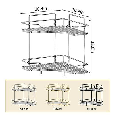 NLBTW 2 Tier Corner Bathroom Shelf Vanity Organizer,Bathroom