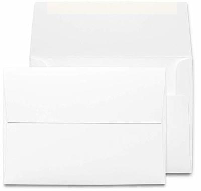 ValBox 200 Qty A7 Invitation Envelopes 5 x 7, 120GSM White Kraft Paper  Envelopes for 5x7 Cards, Self Seal, Weddings, Invitations, Baby Shower,  Stationery, Office, 5.25 x 7.25 Inches - Yahoo Shopping