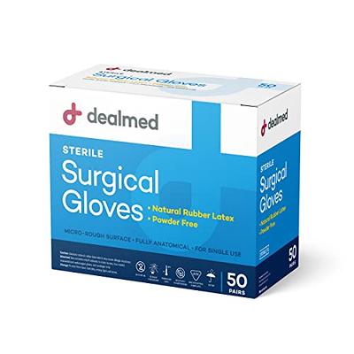 Dynarex Sterile Latex Surgical Gloves Size 8 & Powder-Free Offers Superior  Protection & Comfort for