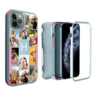 Personalize Photo Case for iPhone 11 Pro Max Apple Phone Plaid Collage  Pattern - Customized Make Picture Images on Thick 3 Hybrid Heavy Duty  Protect Smart Cover for iP11 Promax Eleven Turq - Yahoo Shopping