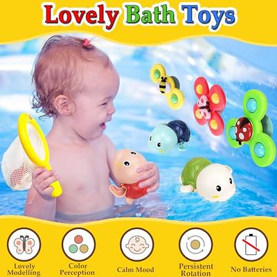 Baby Bath Toys, Bath Toys for Kids Ages 1-3, Bath Bubble Maker Machine, Kids Bubble Bath Toy with Shower Head, Cute Bath Toys Bathtub Toys, Great