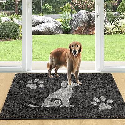 A1HC Entrance Door Mats, Durable Large Outdoor Rug, Flock Doormat