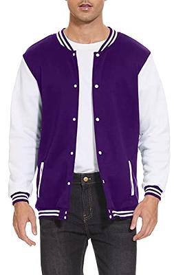 Mens Dark Blue & Yellow Bomber Jacket | Varsity Jacket College Letterman  School Jacket Slimfit Casual Baseball Jacket at  Men’s Clothing store