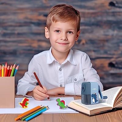 Kids Pencil Sharpener and Erasers for Colored Pencils, Small Manual Pencil  Sharpener for Classroom, Home, Cute Pencil Sharpener with 2 Dinosaur  Erasers for School Supplies，Stationery Gifts - Yahoo Shopping